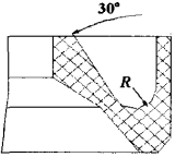 圖7 聚四氟乙烯唇式密封座的結(jié)構(gòu)圖 聚四氟乙烯唇式密封座的結(jié)構(gòu)圖